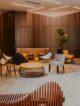 Trendige Hotel Lobby