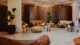 Trendige Hotel Lobby
